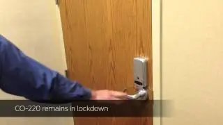 Schlage CO-220 Classroom Lockdown Solution - How To Operate
