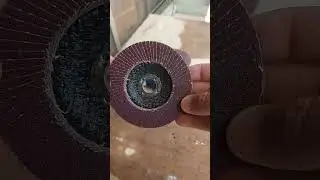 How to use ANGLE GRINDER as a SANDER MACHINE | Angle Grinder Disc And Its Uses | #shorts
