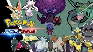 Victini, Rayquaza, Legendary Titans and many more 😁✨ Pokemon sword and shield ultimate plus gba game