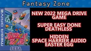 Fantasy Zone (new 2022 Mega Drive) Super Easy Deathless and hidden Space Harrier audio secret.