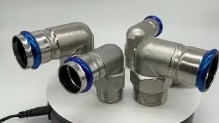 90&deg; Male Short Elbow V & MContour Press Fittings