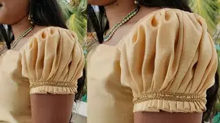 Puff sleeves cutting and stitching malayalam/36