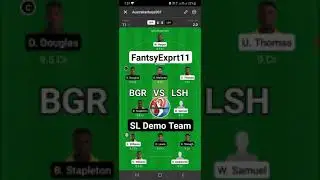 BGR VS LSH Dream11 #ytshorts | LSH vs BGR| bgr vs lsh Dream11 Prediction | lsh vs bgr dream11 team|