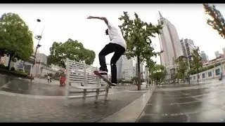 Skating in a TYPHOON in China!