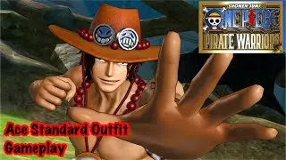 PS3 One piece pirate warriors Ace Standard Outfit Gameplay