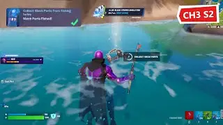 Collect Mech Parts from fishing holes in Fortnite Week 9 Resistance Quest