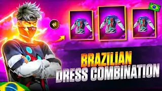 FREE FIRE BEST BR RANK TSHIRT 🇧🇷DRESS COMBINATION 😱 |   🇧🇷 Freestyle Look 2025 / ULTIMATE FF