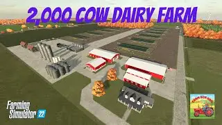 2,000 Cow Dairy Farm Tour