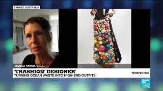 Marina DeBris: The power of 'trashion' to fight single-use plastics