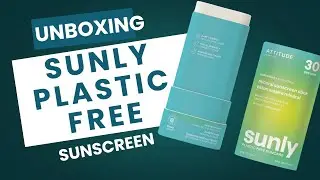 Unboxing my newly purchased sunscreen from Attitude called Sunly Plastic free sunscreen. 