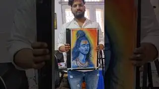 bholenath acrylic art #acrylic #shorts