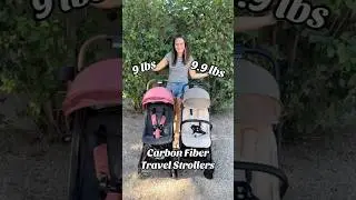 Carbon Fiber Strollers: Evenflo Hummingbird VS Mamazing Ultra Air X #fold #travelstroller