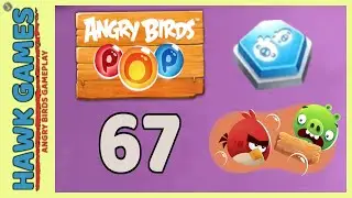 Angry Birds Stella POP Bubble Shooter Level 67 - Walkthrough, No Boosters