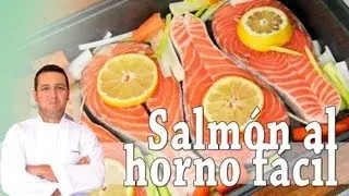Salmón al horno fácil - Recetas de cocina