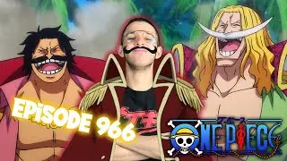 ROGER VS BARBE BLANCHE  !! ONE PIECE EPISODE 966 REACTION FR
