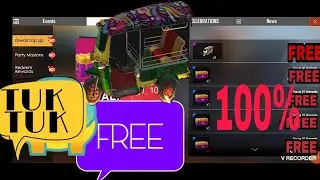 Top up 1 diamond TUK TUK Auto rickshaw Free ||diwali loot crates |GARENA free fire