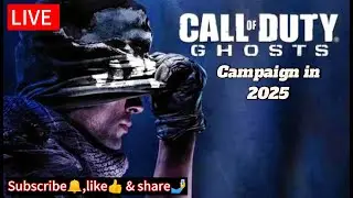 Live#am a Cod boy#Cod#ghost#campaign in 2025#Pt2#support#road to 1kSubscribers