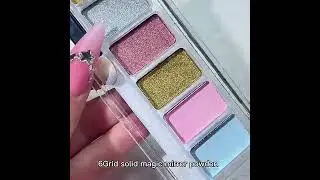 6 Color Solid Magic Mirror Powder #nail #nails #nailartdesignsathomewithouttools
