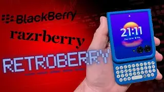 Blackberry? RazrBerry? RETROBERRY! | Clicks for Razr unboxing & first impressions - Electric Blue!