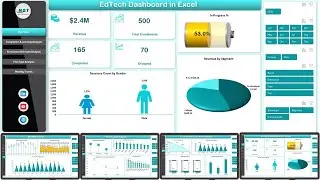 EdTech Dashboard in Excel