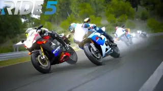 Ride 5 | SUZUKI GSX R 1000 KS 2005 - SUGO Fast Course Grand Prix Circuit Race gameplay!!!