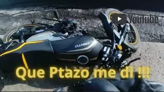 Que P😪tazo me di!! I Mi primer caída 👀 de la moto I Vento Xpress Sport 170