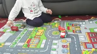 Children's Fun & Colourful Roads Play Mat #kids #children #playmat #cars #toys
