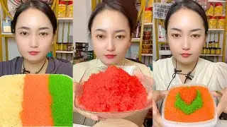 Rainbow Fish Roe ASMR Eating Sounds | Colorful Texture Mukbang #324