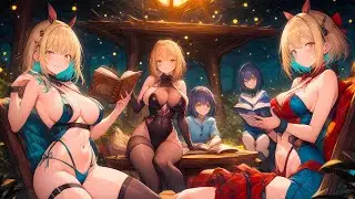 𝗠𝗶𝗱𝗻𝗶𝗴𝗵𝘁 𝗙𝗮𝗻𝘁𝗮𝘀𝗶𝗲𝘀 | Mystical Forest Chillwave - for reading, gaming, and relaxing