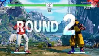 Street Fighter V Rashid (Behrudy) vs  Rashid (jettFTW)