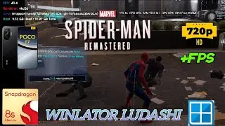 SPIDER MAN REMASTERED RODANDO NO PODEROSO POCO F7 8S GEN4 WINLATOR LUDASHI 