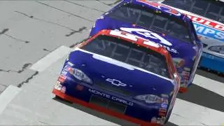 2002 Aaron's 312 Stacy Compton Hood Decal Trouble Reenactment