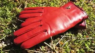Bardot - Red Leather Gloves for Women with Warm Lining🧤 - Schwartz & von Halen&reg;