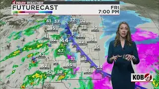 Amanda Goluszka  Friday morning forecast as winter storm approaches