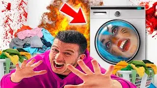 ИЗПРАХ СИ ГАЩИТЕ В ПРОКЪЛНАТА ПЕРАЛНЯ | ЩЕ УМРА, АКО МЕ ХВАНЕ!