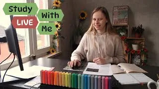 Study with me live 7 HOURS | Study motivation | 50/10 Pomodoro