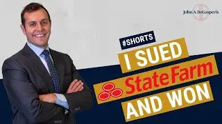 I Sued State Farm And Won..Again! #Shorts