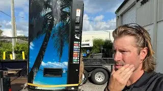 How to tie down vending machine