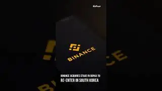 Binance Acquires Majority Stake in Korean Crypto Exchange GOPAX #shorts