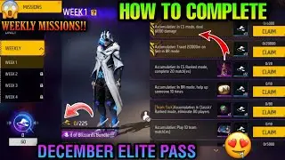 HOW TO COMPLETE DECEMBER ELITE PASS MISSIONS || EARN 2000 LINK PROGRESS WEEK 2 MISSION DECEMBER EP||