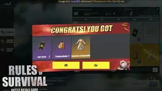 Rules Of Survival | Claiming Teir 35 Of the Training Manuel AKA 