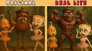 Brainrots Memes Love Transformations | Brainrot Original vs Real life | Brainrot Animation