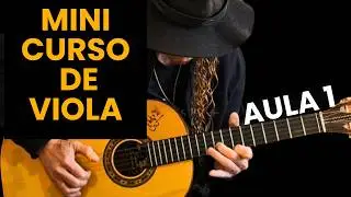 Mini Curso de Viola Caipira Grátis | Cebolão Mi Maior - Viola Caipira Para Iniciantes | Aula 1