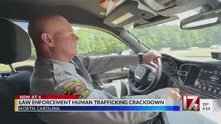 Crackdown on human trafficking along I-40 in NC