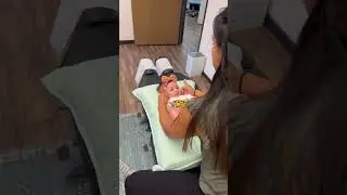 Teething baby? Try this massage 🤗 #chiropractic #tips #baby #teething #chiropractor #asmr