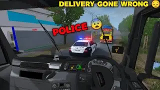 Police Ne Gher Liya! 🚨 Delivery Beech Me Phas Gayi #hindi #ets2 #technogamerz #liveinsaan 
