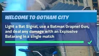 Light a Bat Signal, use a Batman Grapnel Gun, and Deal Any Damage with an Explosive Batarang (1)