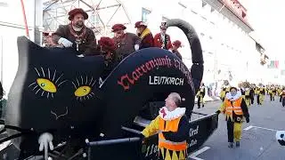 Karneval fest in Isny Im Allgäu 2024.