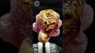 Gummy Candy burning close up shot  #shorts #burn  #fire  #flame