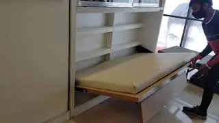 ebco horizontal wall mounted bed/amazing space savar wall bed design  Parth creation hub 9422344317
